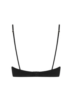 Hera High Neck Balconette Bra (Black) -Underwear Specialty Store coco de mer hera high neck balconette bra black lace silk luxury lingerie G