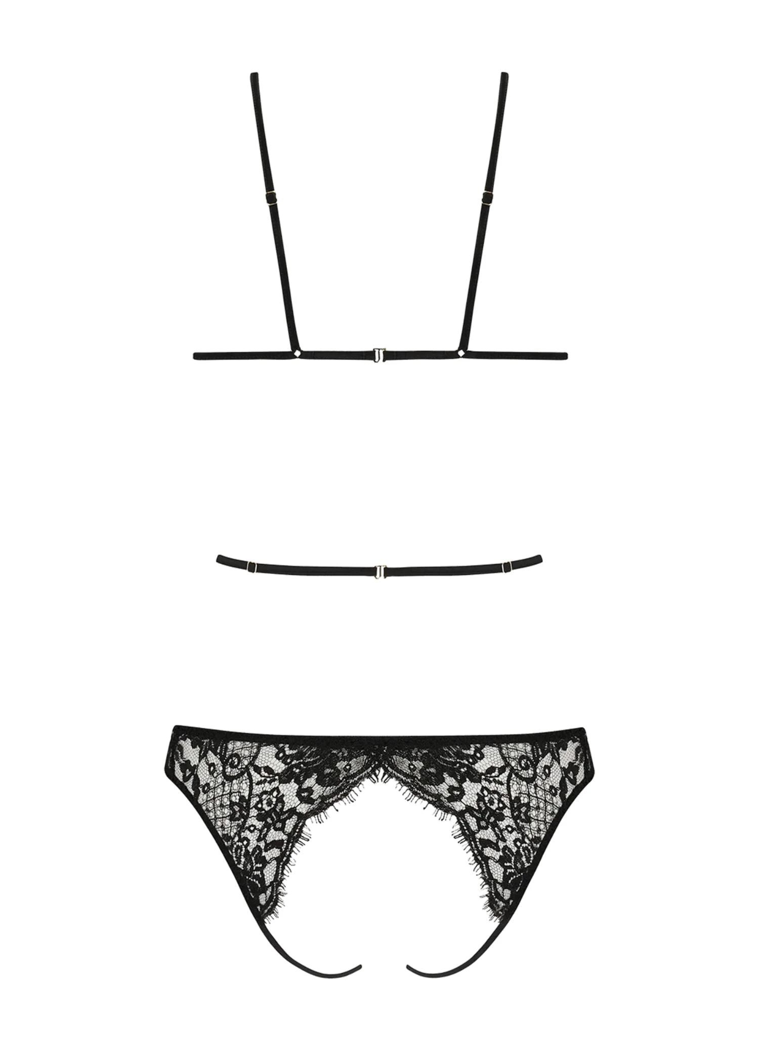 Hera Open Playsuit (Black) 9 Hera Open Playsuit (Black) - Image 7