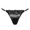Seraphine Brazilian Knicker 2 Seraphine Brazilian Knicker -Underwear Specialty Store coco de mer seraphine brazilian knicker lace brief bottoms black underwear sexy lingerie A