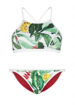 Oasis Halter Bikini Top And Slim Pant Swimwear