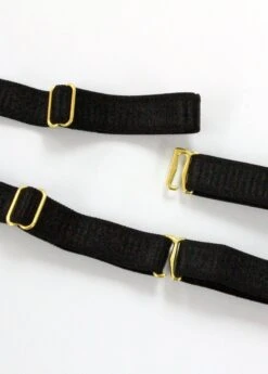 Forget Me Not (Black) Suspender -Underwear Specialty Store gsq forgetmenot suspender 01d.bk 2