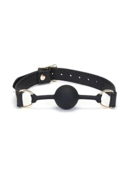 Dark Secret Leather Ball Gag