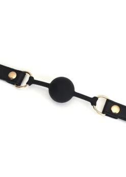 Dark Secret Leather Ball Gag -Underwear Specialty Store liebe seele dark secret ball gag leather bdsm sex toys bedroom fun B