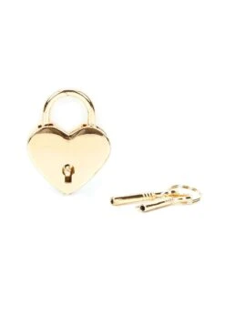 Gold Padlock (Heart)