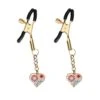 Gold Nipple Clamps (2pcs A Set) 1 Gold Nipple Clamps (2pcs A Set) -Underwear Specialty Store liebe seele gold nipple clamps NC 80327YL bdsm bedroom fun A