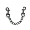 Pewter Quick Release Clip With Chain -Underwear Specialty Store liebe seele pewter grey quick release clip with chain handcuff anklecuff bondage bdsm bedroom fun sex toy A