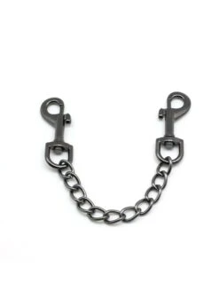 Pewter Quick Release Clip With Chain