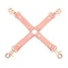 Pink Dream Leather Hogtie -Underwear Specialty Store liebe seele pink dream hogtie handcuff anklecuff bdsm bondage bedroom fun sex toy A