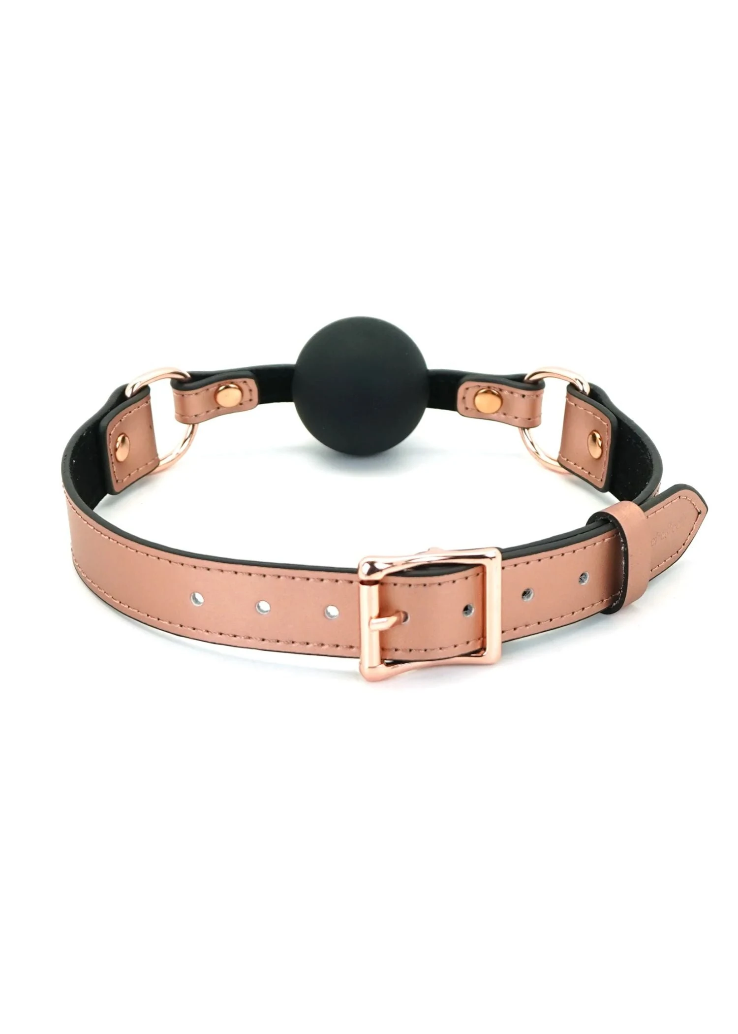 Rose Gold Memory Ball Gag 5 Rose Gold Memory Ball Gag - Image 3