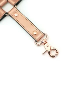 Rose Gold Memory Hogtie -Underwear Specialty Store liebe seele rose gold memory hogtie handcuff ankle cuff bondage accessory bdsm sex toys C