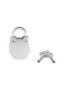 Silver Padlock (Round-Base)