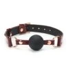 Wine Red Ball Gag -Underwear Specialty Store liebe seele wine red ball gag bondage accessory bdsm sex toys A