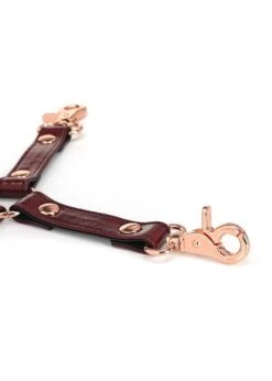 Wine Red Leather Hogtie -Underwear Specialty Store liebe seele wine red leather hogtie bdsm sex toys D