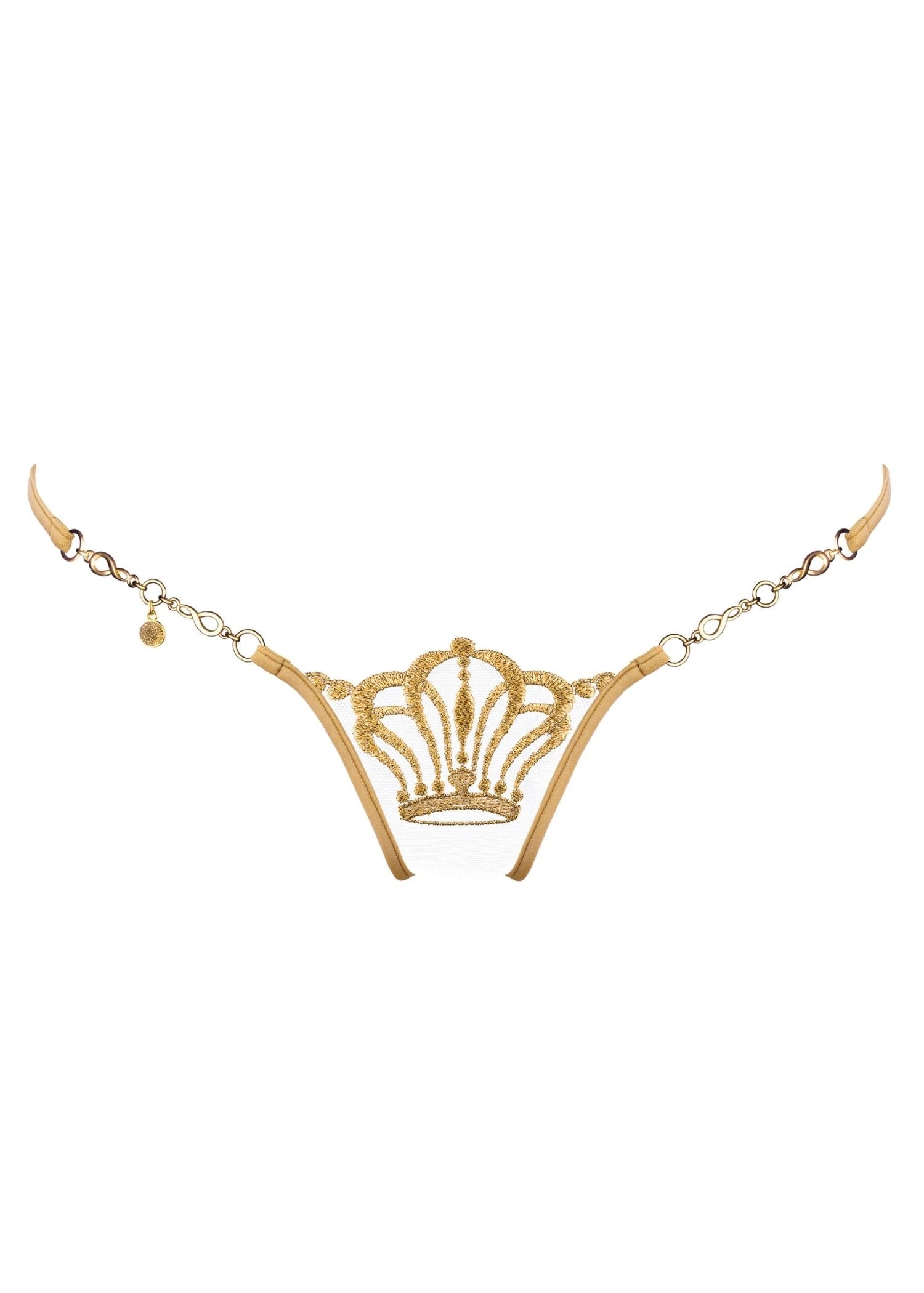 Queen Of Love (Gold) Luxury G-String 3 Queen Of Love (Gold) Luxury G-String