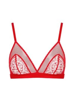 Maison Close Accroche Coeur Triangle Bra (Red)