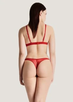 Maison Close Accroche Coeur Triangle Bra (Red) -Underwear Specialty Store maison close accorche coeur triangle bra red lace bralette 561542 sexy lingerie D