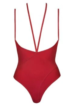 Maison Close Le Petit Secret Naked Breast Thong Body (Red)