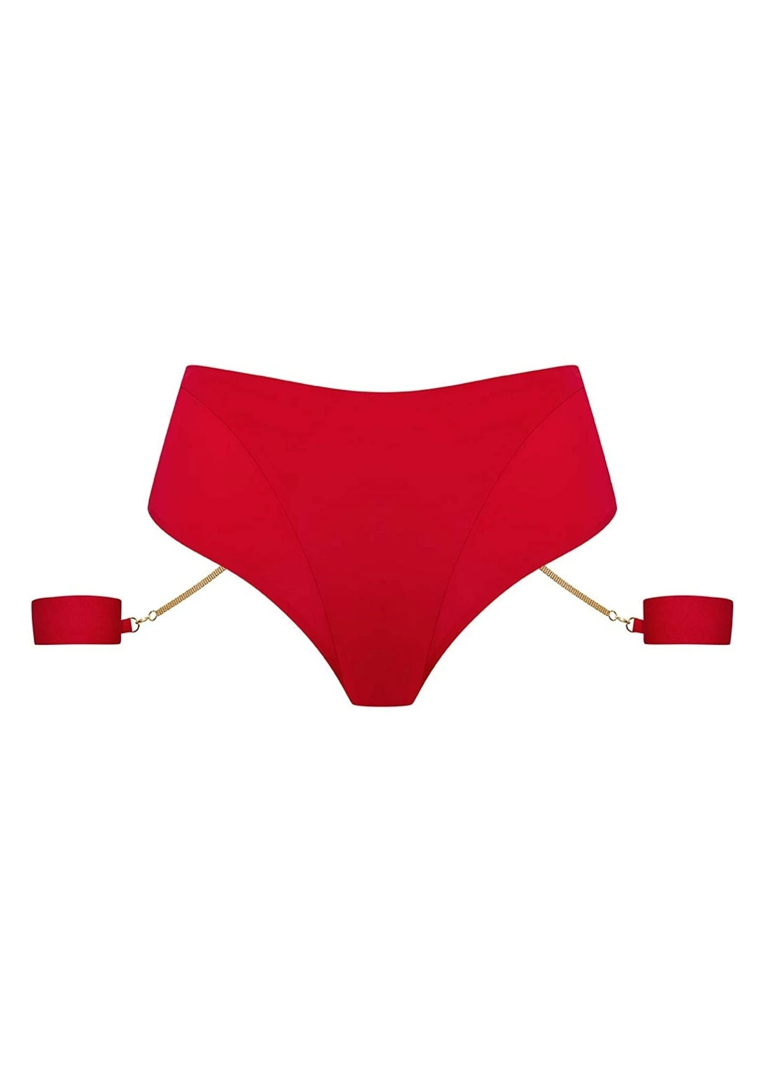 Maison Close Tapage Nocturne Red Openable High Waist Thong 3 Maison Close Tapage Nocturne Red Openable High Waist Thong