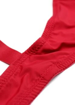 Maison Close Tapage Nocturne (Red) 1/4 Cup Bra -Underwear Specialty Store maisonclose tapagenocturne 1 4cupbra 608084.rd 2