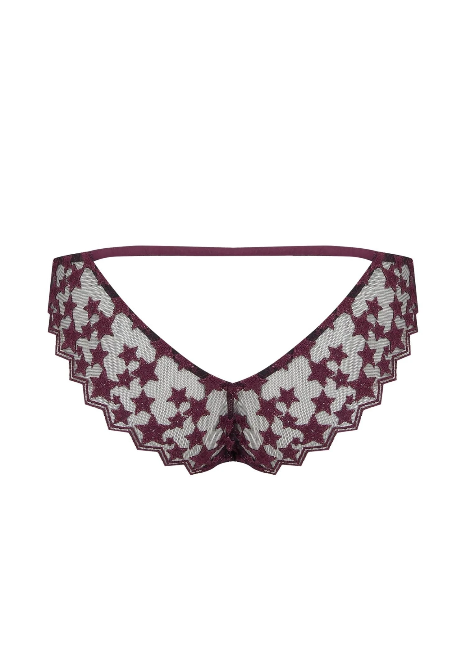 Stella Ouvert Brazilian Knicker (Plum) 10 Stella Ouvert Brazilian Knicker (Plum) - Image 8