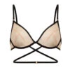 Apologise Dark Bra -Underwear Specialty Store perilla apologise dark bra nude mesh nonpadded underwire sexy lingerie A