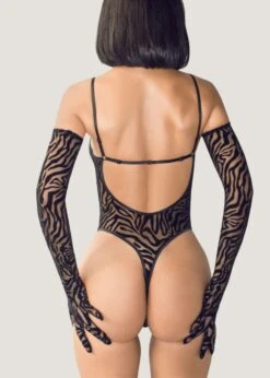 Kylie Gloves -Underwear Specialty Store perilla kylie gloves black sexy lingerie bodywear accessory C