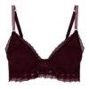 Jasmine Inspiring (Garnet Red) Contour Plunge Bra -Underwear Specialty Store s80 327.gare stella mccartney jasmine inspiring contour plunge bra underwire padded garnet red sexy lingerie a