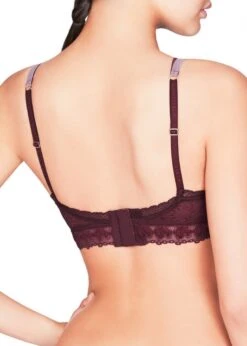 Jasmine Inspiring (Garnet Red) Contour Plunge Bra -Underwear Specialty Store s80 327.gare stella mccartney jasmine inspiring contour plunge bra underwire padded garnet red sexy lingerie c 1