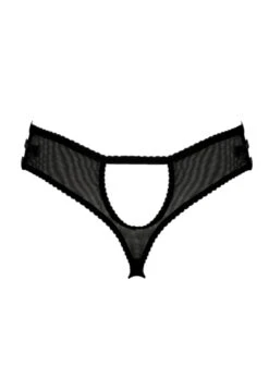 Dahlia Adjustable Side Thong -Underwear Specialty Store sig02 dah.bk elf zhou dahlia adjustable side thong black sexy lingerie bottoms b