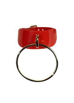 PVC O-Ring Choker (Red)