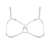 Ouvert Frame Bra (White) -Underwear Specialty Store ss1901 bon.wh elf zhou bondage bodywear ouvert frame bra white cupless sexy lingerie a