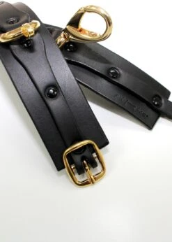 Bridge Cuff Set (Black) -Underwear Specialty Store ss1907 lea.bk elf zhou bridge cuff set accessories bedroom fun sexy lingerie d