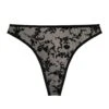 Elma Thong -Underwear Specialty Store the lovis elma black thong bottoms luxury lingerie A