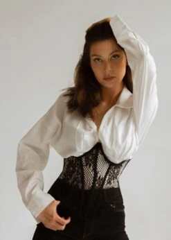 Lola Corset -Underwear Specialty Store the lovis lola black lace corset bodywear luxury lingerie C