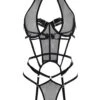 Angela Bodysuit And Thong (Black) 2 Angela Bodysuit And Thong (Black) -Underwear Specialty Store unleashed angela fishnet bodysuit suspender matching thong set sexy lingerie A