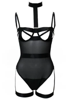 Danielle Cupless Bodysuit (Black)