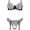 Dawn Bra, Thong And Suspender (Nude) 1 Dawn Bra, Thong And Suspender (Nude) -Underwear Specialty Store unleashed dawn underwired bra thong suspender sexy lingerie set black nude A