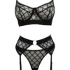 Perrie Bra, Thong & Suspender Belt