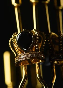 Gold Crown Chain Nipple Clamps -Underwear Specialty Store upko gold crown chain nipple clamps bdsm bedroom fun D