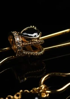 Gold Crown Chain Nipple Clamps -Underwear Specialty Store upko gold crown chain nipple clamps bdsm bedroom fun E