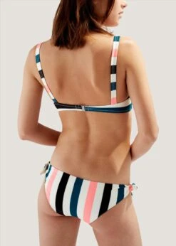 Solid & Striped The Jane Top And Bottom Bikini Swimwear -Underwear Specialty Store ws 1046.47 1091 solid and striped the jane top bottom bikini swimwear black jade coral stripe c 1