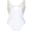 Goldie White Swimsuit With Removable Chain -Underwear Specialty Store wws182w.wh wolf and whistle goldie gold chain swimsuit nonpadded white swimwear a 3
